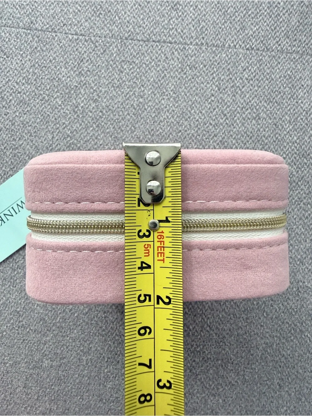 TWINKLE Dusty Pink Travel Jewelry Organizer NWT